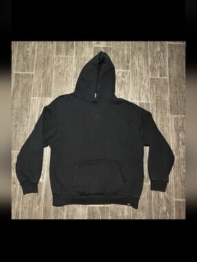 Gymshark Hoodie Mens Small Pullover Black Athliesure Gym Workout Long Sleeve